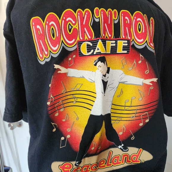Vintage Elvis Graceland Cafe Tshirt XL - Picture 4 of 5